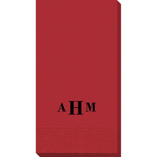 Sophisticated Monogram Guest Towels